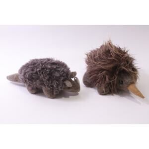 Armadillo, Anteater Echidna, Plush, Lot, Furry, Stuffed Animal, Wild Nature, Vi